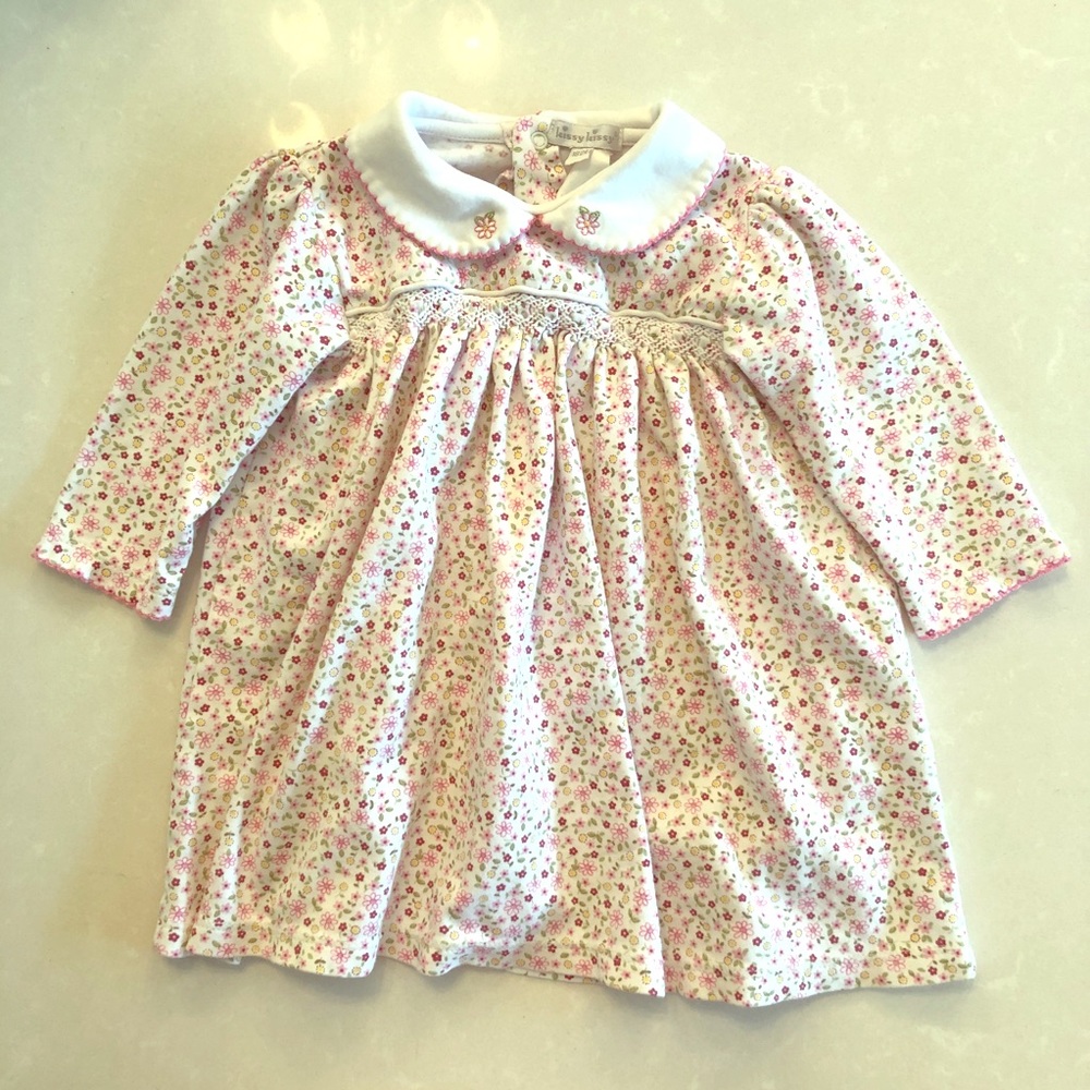 EUC Kissy Kissy Pink Floral Dress & Bloomers